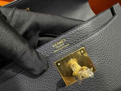 wholesale quality hermes kelly depeches 36 togo bleu nuit phw